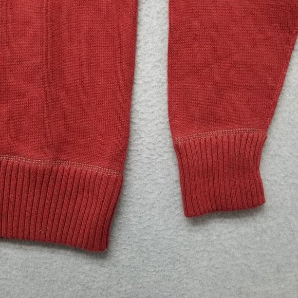 American Eagle Sweater Mens Large Red Pullover Crew Neck Casual - Picture 4 of 12